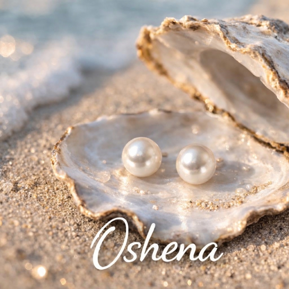 OSHENA PEARL STUD EARRINGS